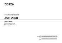 Denon AVR-2308-Owners-Manual 